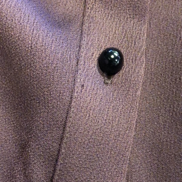 COPY - Equipment AW/19 Burgundy Satin Belted Buttoned Mini Dress - Picture 10 of 12